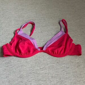 L*Space Pink and Purple Bikini Top